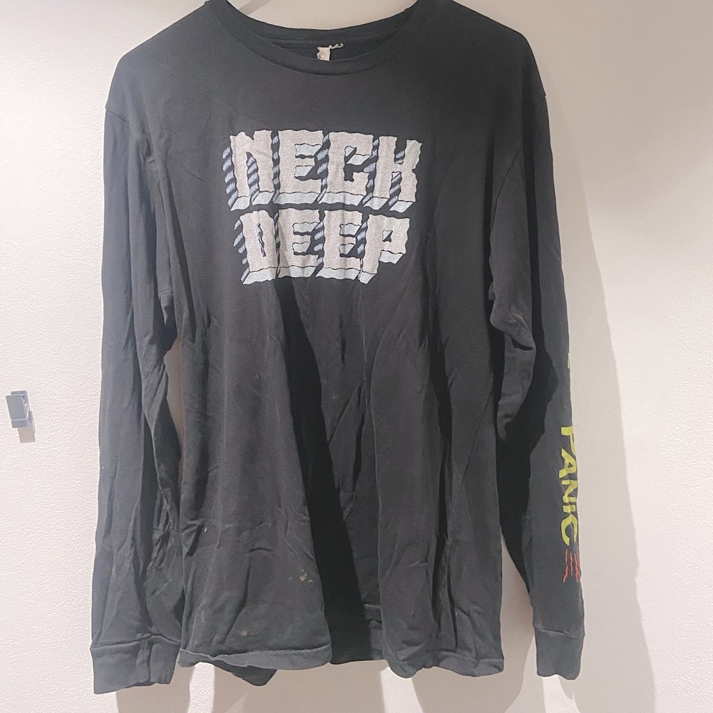 Neck Deep black long sleeve t-shirt